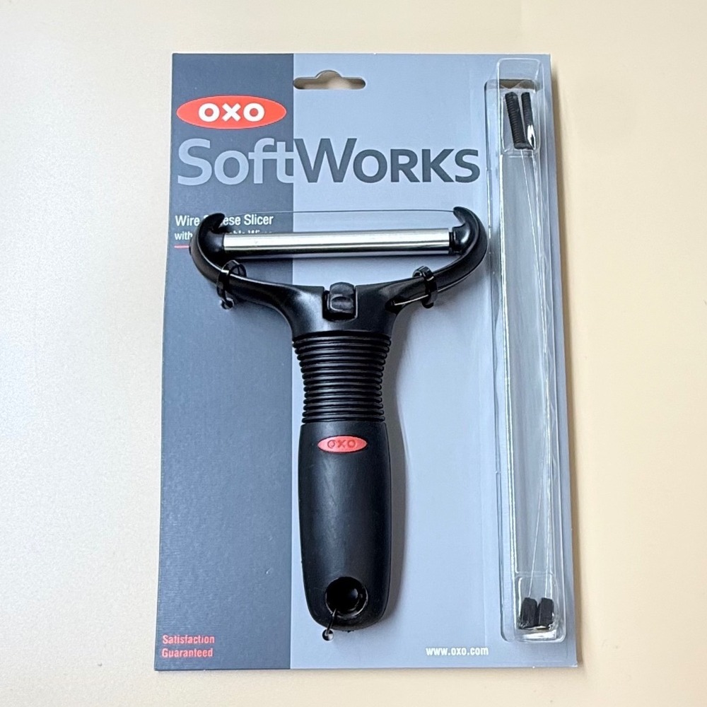 OXO SoftWorks Wire Cheese Slicer with Replaceable Wires 1071568 Black New